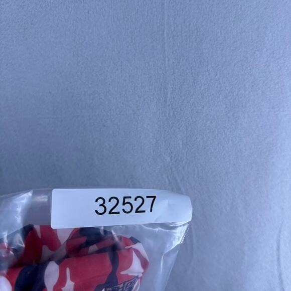 Greyson Polo Shirt Men's Medium Red Blue Camo Wolf Golf Red Run Golf Club Tech - Picture 8 of 8